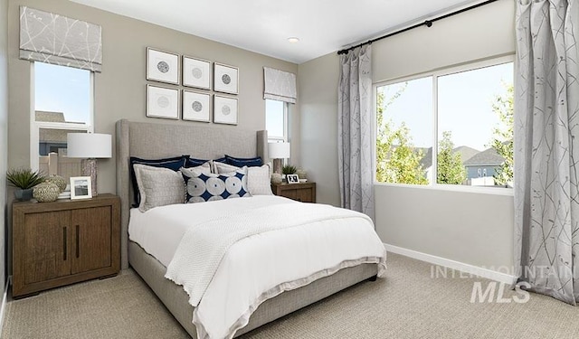 8929 W Reyonlds Creek St, Star, ID 83669 - carpeted bedroom featuring baseboards and recessed lighting