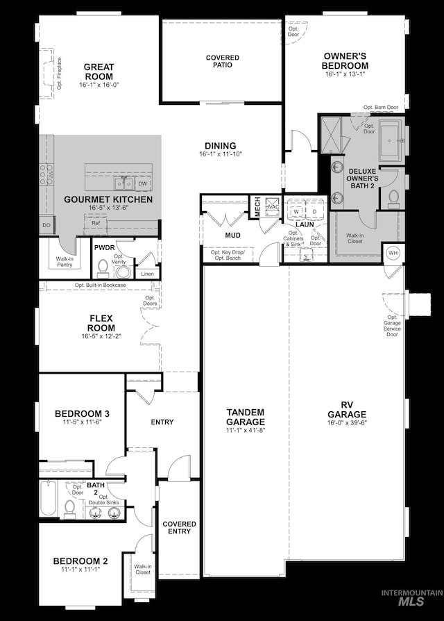 8929 W Reyonlds Creek St, Star, ID 83669 - home floor plan