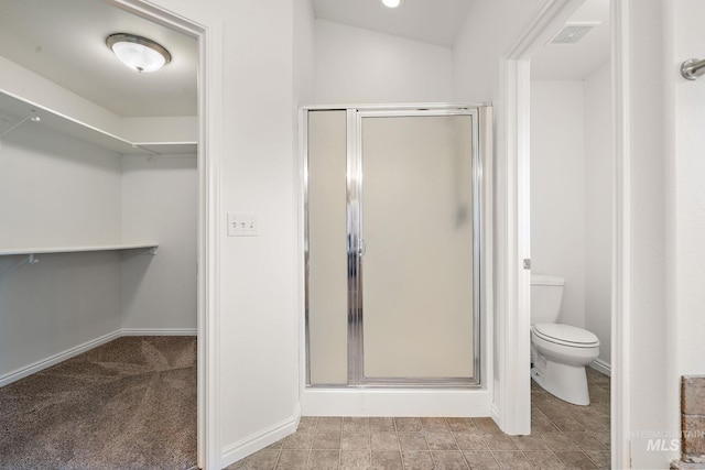 1452 E Pistioa Dr, Meridian, ID 83642 - bathroom with a stall shower and a spacious closet