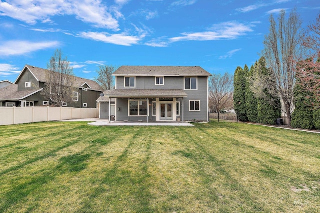 1452 E Pistioa Dr, Meridian, ID 83642 - rear view of property featuring a patio area and a garage