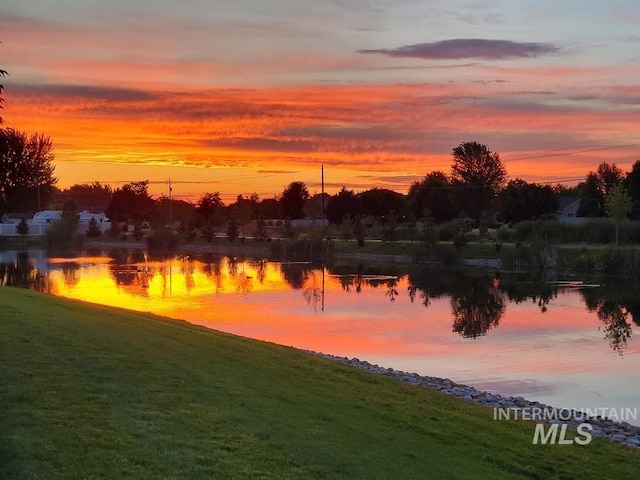 property view of water