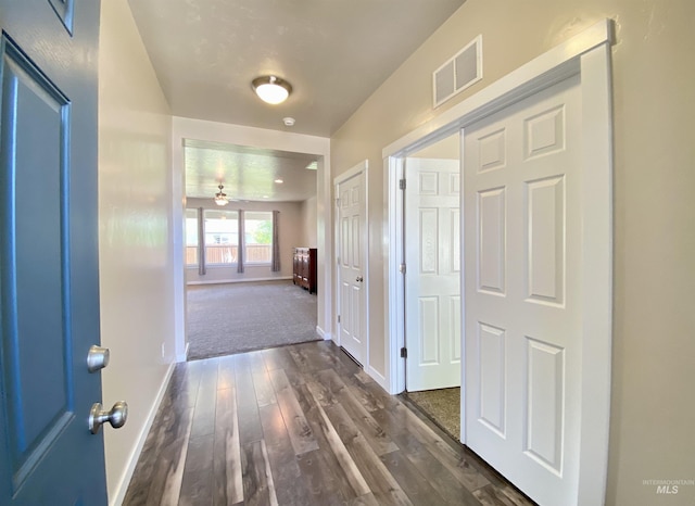 1756 N Hornback Ave, Star, ID 83669 - entrance foyer with baseboards and dark wood finished floors