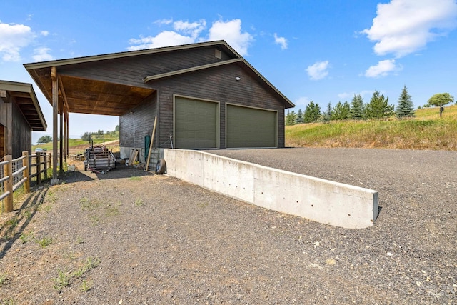 41 Knob Hill Dr, Mccall, ID 83638 - garage with a detached garage