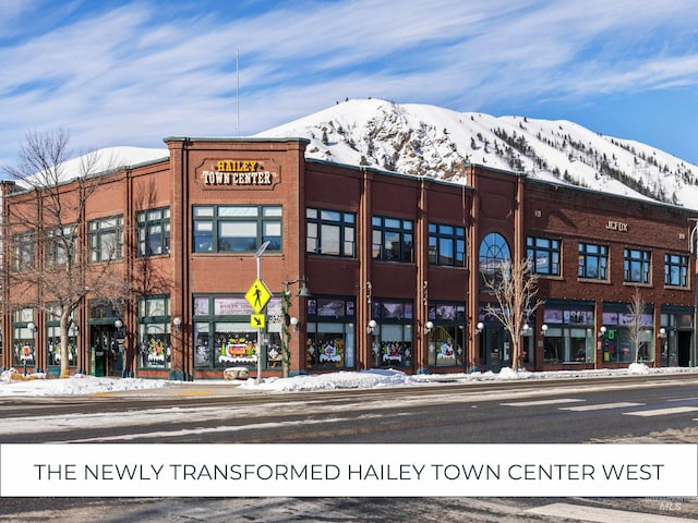 317 N River St Unit 3, Hailey, ID 83333 - view of building exterior with a mountain view