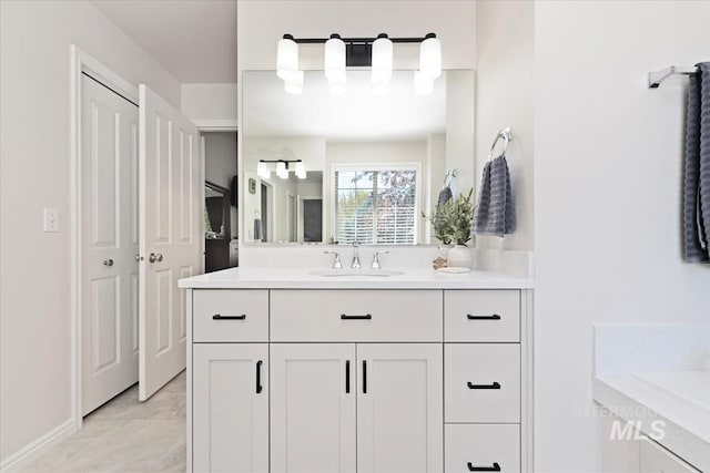full bath with vanity
