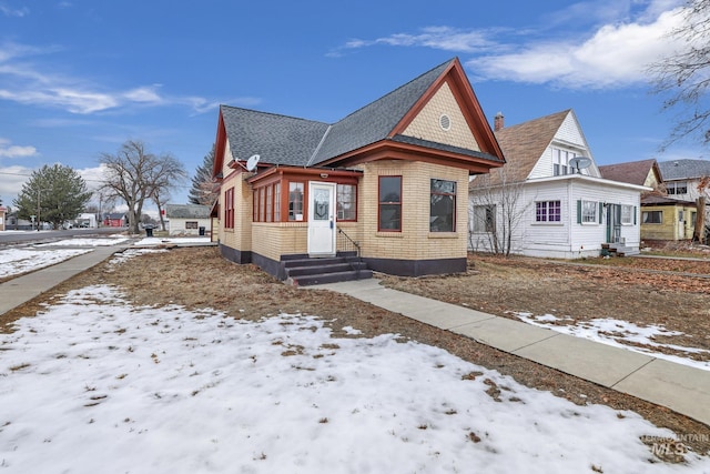 view of front of home