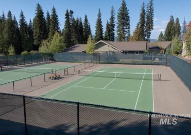 view of sport court