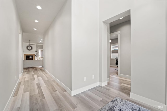 540 E Andes Dr, Kuna, ID 83634 - corridor featuring light wood-style floors and recessed lighting