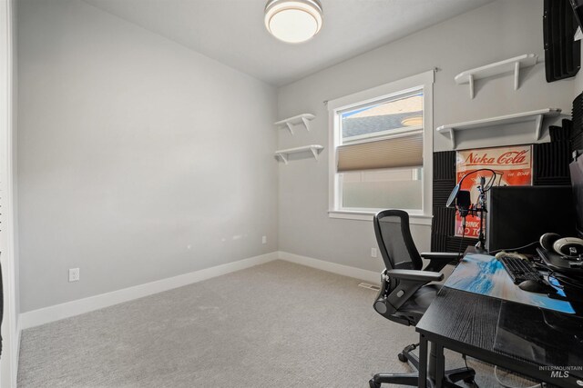540 E Andes Dr, Kuna, ID 83634 - carpeted home office with baseboards
