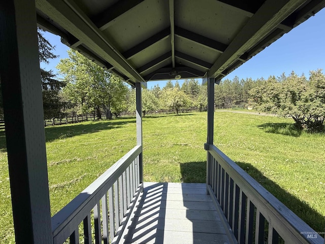 5656 Three Mile Rd, Weippe, ID 83553 - view of wooden deck