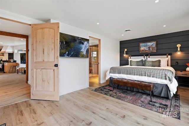 2672 E 4000 N, Twin Falls, ID 83301 - bedroom featuring light wood-type flooring and recessed lighting