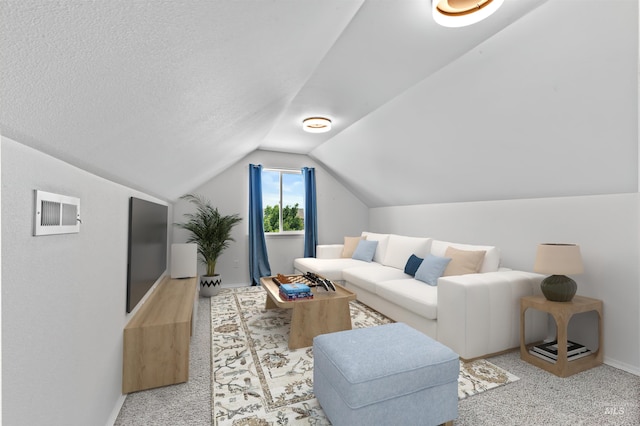 1724 Pioneer Dr, Lewiston, ID 83501 - living area with vaulted ceiling and carpet flooring