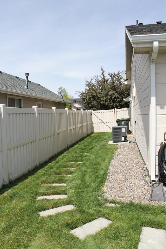 4951 W Torana St, Meridian, ID 83646 - view of yard featuring central air condition unit
