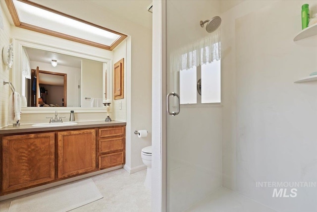 11722 W Jenilyn, Boise, ID 83713 - full bath featuring a shower stall, vanity, and toilet