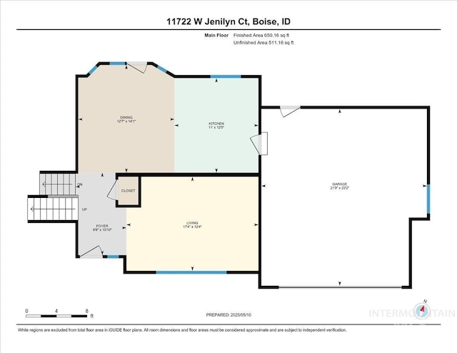 11722 W Jenilyn, Boise, ID 83713 - room layout