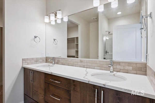 10276 W Utahna Rd, Boise, ID 83714 - full bath featuring double vanity and a shower stall