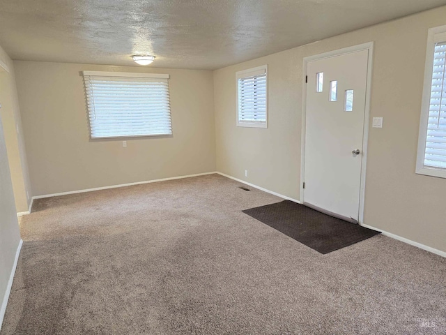 701 Union Ave, Filer, ID 83328 - entrance foyer featuring baseboards, carpet flooring, and a textured ceiling