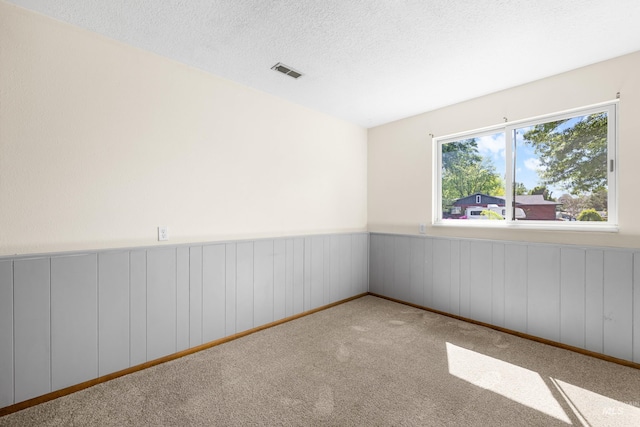 4130 S Ticonderoga Way, Boise, ID 83706 - carpeted spare room with wainscoting and a textured ceiling