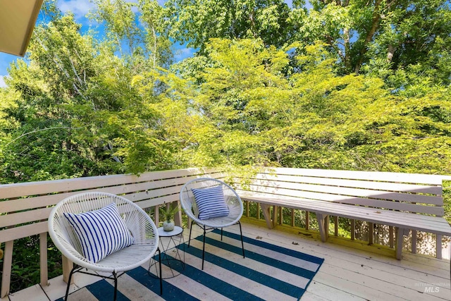 4130 S Ticonderoga Way, Boise, ID 83706 - wooden deck featuring view of scattered trees