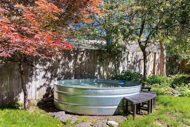 4130 S Ticonderoga Way, Boise, ID 83706 - view of swimming pool with a hot tub