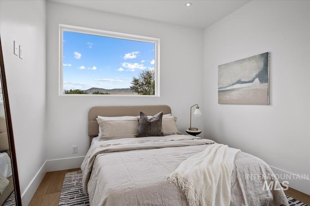 333 E Palapa Ln, Garden City, ID 83714 - bedroom with wood finished floors, baseboards, and recessed lighting