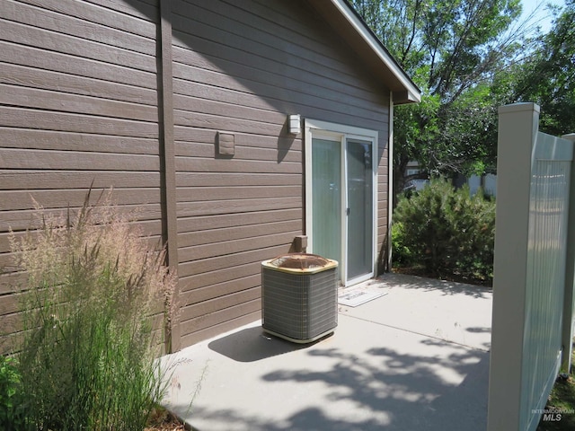 11026 W Garverdale Ln, Boise, ID 83713 - view of patio with cooling unit