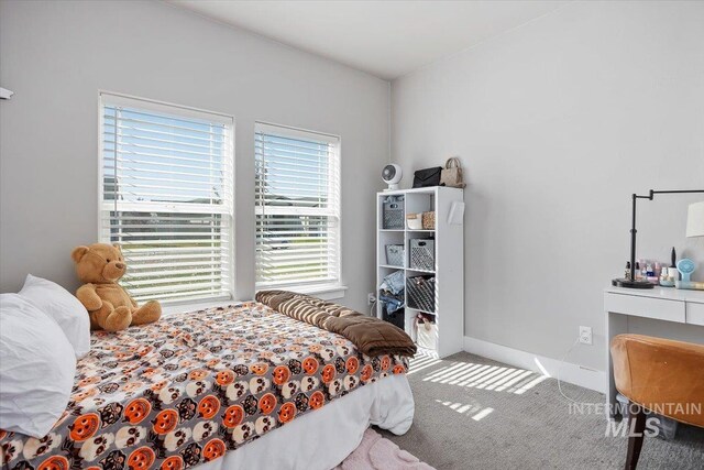 bedroom featuring carpet floors