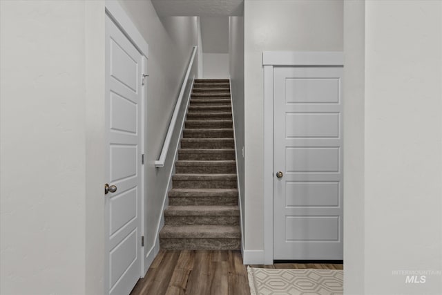 6413 E E Path, Nampa, ID 83687 - stairway with wood finished floors