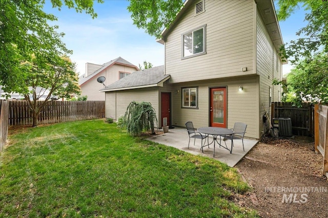 2972 N Saint James Pl, Boise, ID 83703 - back of house with a patio area and a fenced backyard