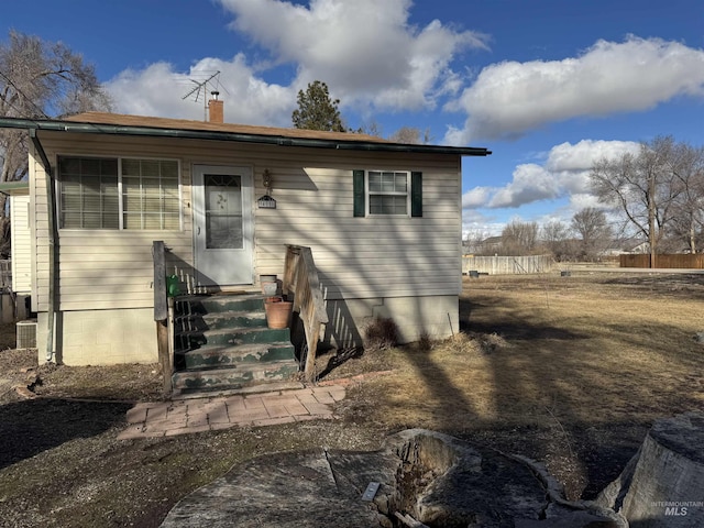 view of front of home