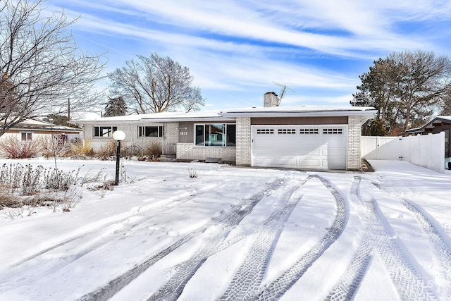 ranch-style house with a garage