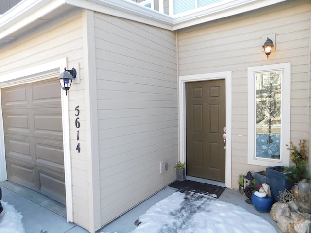 view of entrance to property