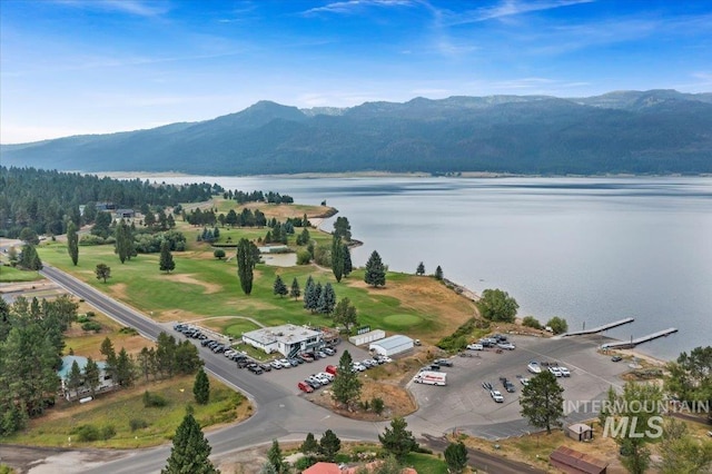 403 Antonette Cir, Cascade, ID 83611 - bird's eye view of a water and mountain view