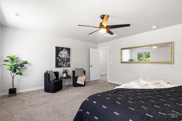 19920 Lenape Ct, Caldwell, ID 83605 - carpeted bedroom featuring baseboards and a ceiling fan