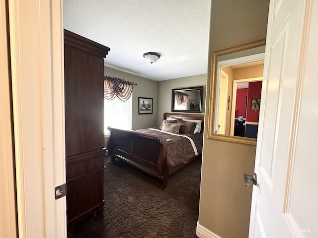 3195 N 3526e, Kimberly, ID 83341 - bedroom with dark carpet and a textured ceiling