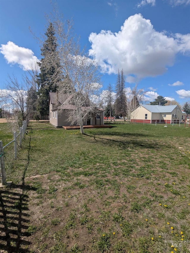 231 Willow Ave E, Fairfield, ID 83327 - view of yard featuring fence