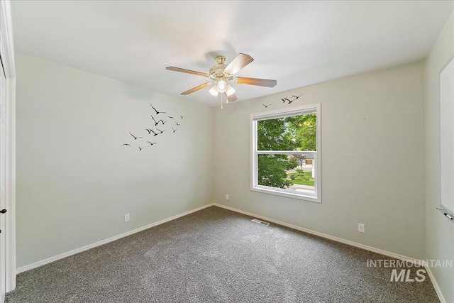9874 W Whirlaway Ct, Boise, ID 83704 - carpeted spare room with a ceiling fan and baseboards