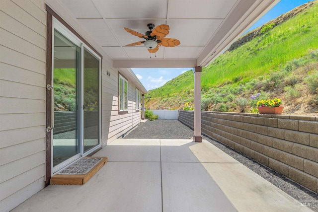 60 Appleford Ct, Asotin, WA 99402 - view of patio with ceiling fan