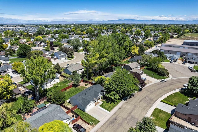 7842 Arlington Dr, Nampa, ID 83687 - aerial perspective of suburban area with mountains