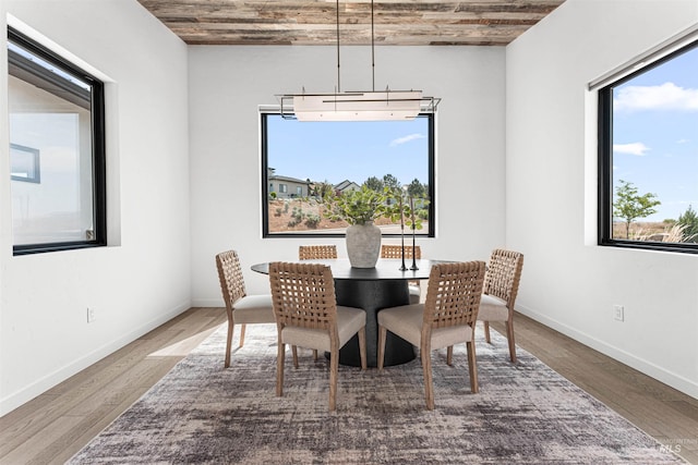 4135 N Hawkeye Pl, Boise, ID 83703 - dining space with wood finished floors and baseboards