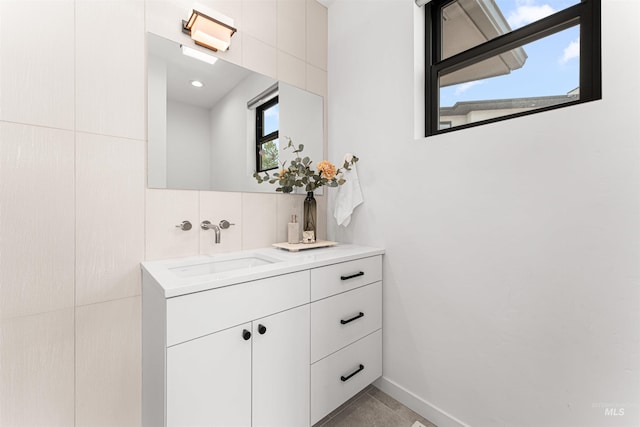 4135 N Hawkeye Pl, Boise, ID 83703 - bathroom featuring vanity and baseboards