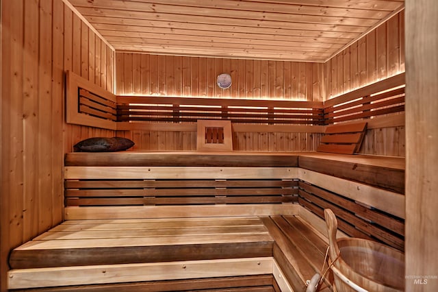 1707 W Resseguie St, Boise, ID 83702 - sauna / steam room featuring wooden ceiling and wood walls