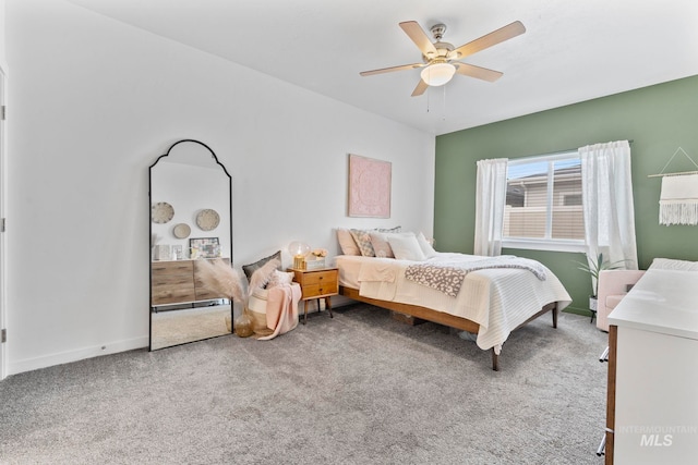 2114 W Claira Rd, Nampa, ID 83651 - carpeted bedroom with baseboards and ceiling fan