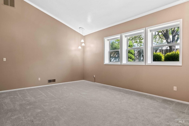 773 Monroe St, Twin Falls, ID 83301 - carpeted empty room featuring crown molding and baseboards