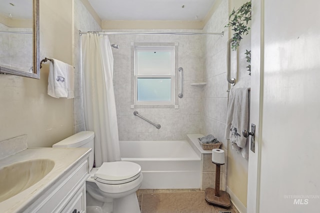 3242 S 2000 E, Wendell, ID 83355 - full bath with vanity, toilet, and shower / tub combo with curtain