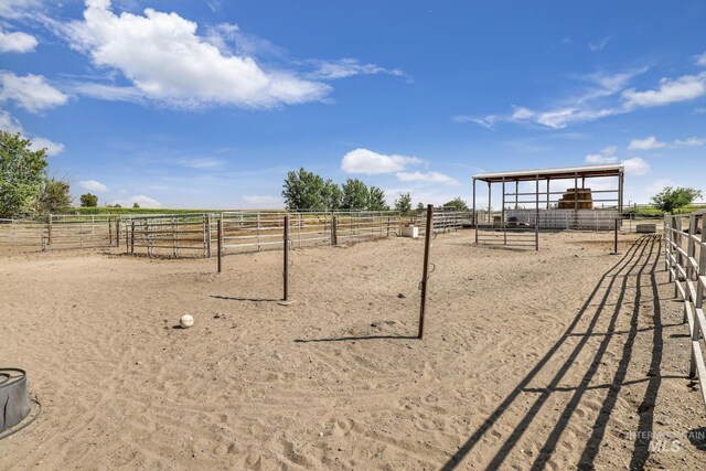 3242 S 2000 E, Wendell, ID 83355 - view of community with an exterior structure, an outbuilding, and a rural view