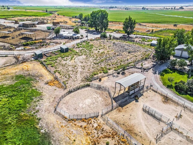 3242 S 2000 E, Wendell, ID 83355 - birds eye view of property with a rural view
