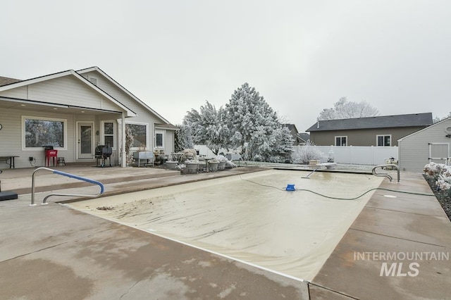 15697 Cupid Dr, Caldwell, ID 83607 - view of pool featuring a patio