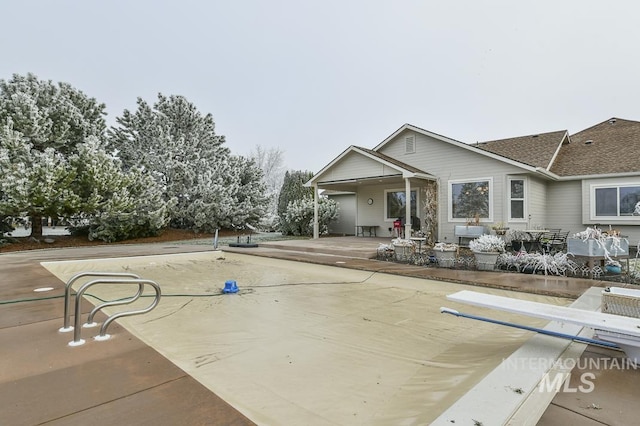 15697 Cupid Dr, Caldwell, ID 83607 - view of swimming pool with a patio area