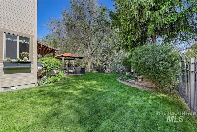 1404 Sandal Crk, Nampa, ID 83686 - view of yard featuring a gazebo